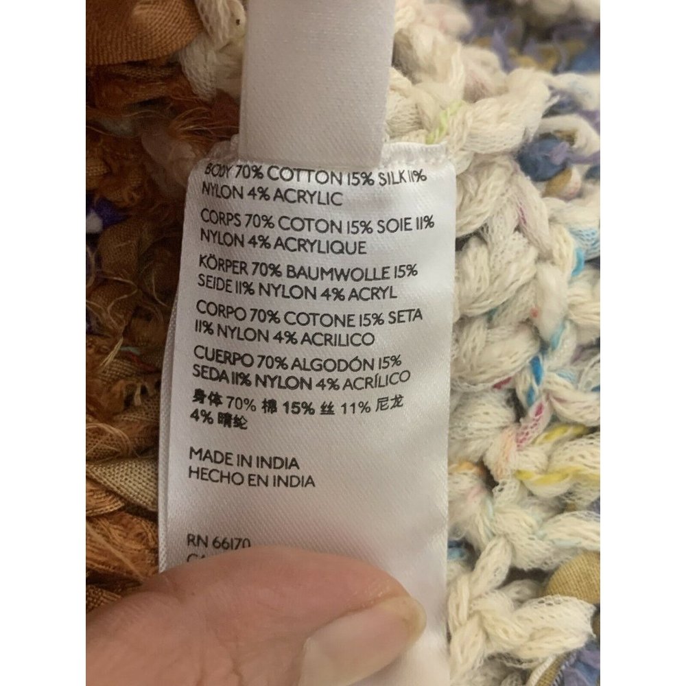 Anthropologie Colorful Crochet Cardigan - Picture 10 of 11